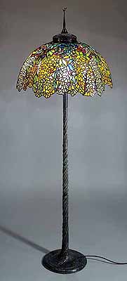 22" Laburnum Tiffany Floor lamp